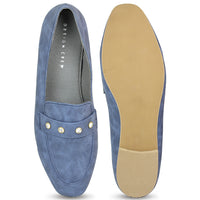 Classic Diamond Studded Pointed Loafer | Design Crew