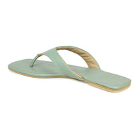 Wide Strap Thong Sandal