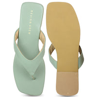 Wide Strap Thong Sandal