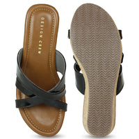 CrissCross Platform Casual Sandal