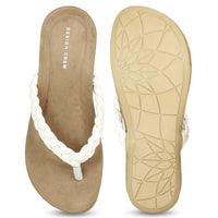 Soft Braided V Strap Sandal
