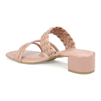 Tea Pink Heel Slide Sandal | Design Crew
