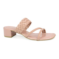 Tea Pink Heel Slide Sandal | Design Crew