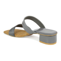 Textured Print Slide Sandal