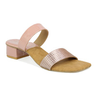 Textured Print Slide Sandal