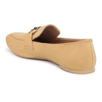 Classic Penny Loafers With Chunky Saddle Back