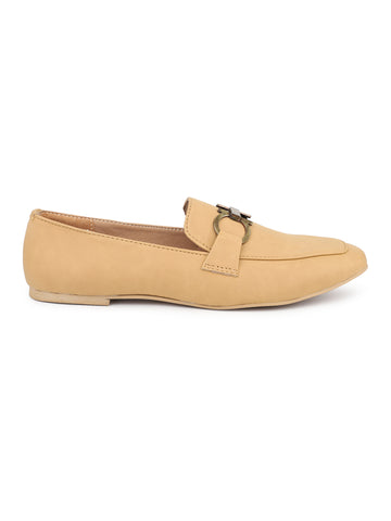 Classic Penny Loafers With Chunky Saddle Back