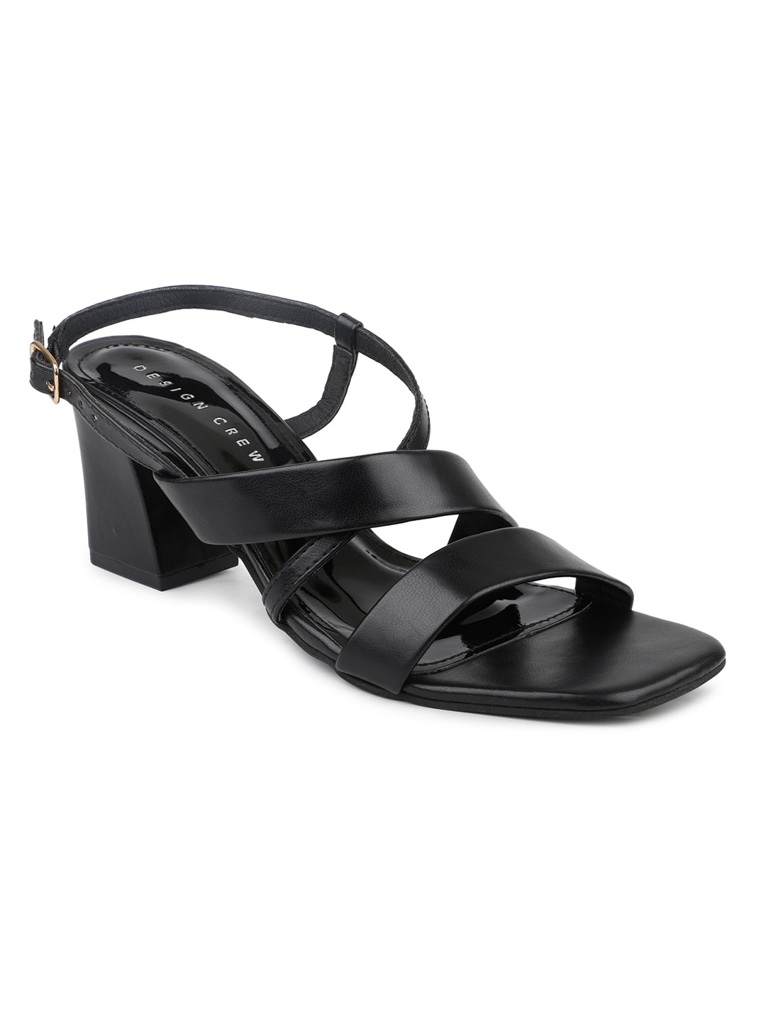 Classic Ankle Strap Sandal With Modern Block Heel