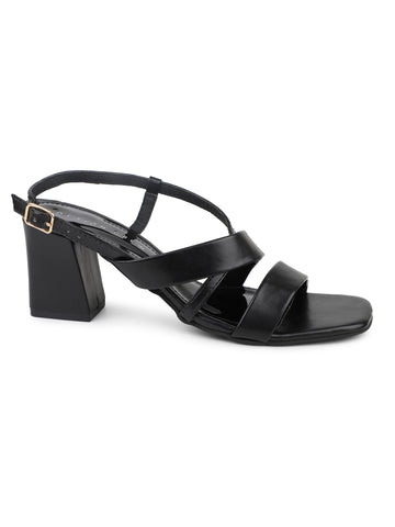 Classic Ankle Strap Sandal With Modern Block Heel