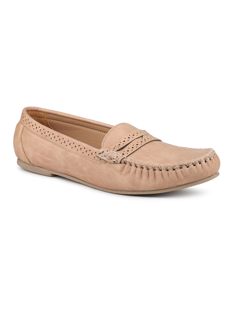 Classic Mocassins With Laser Details