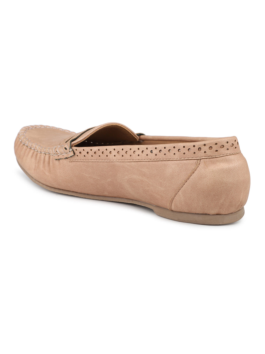Classic Mocassins With Laser Details