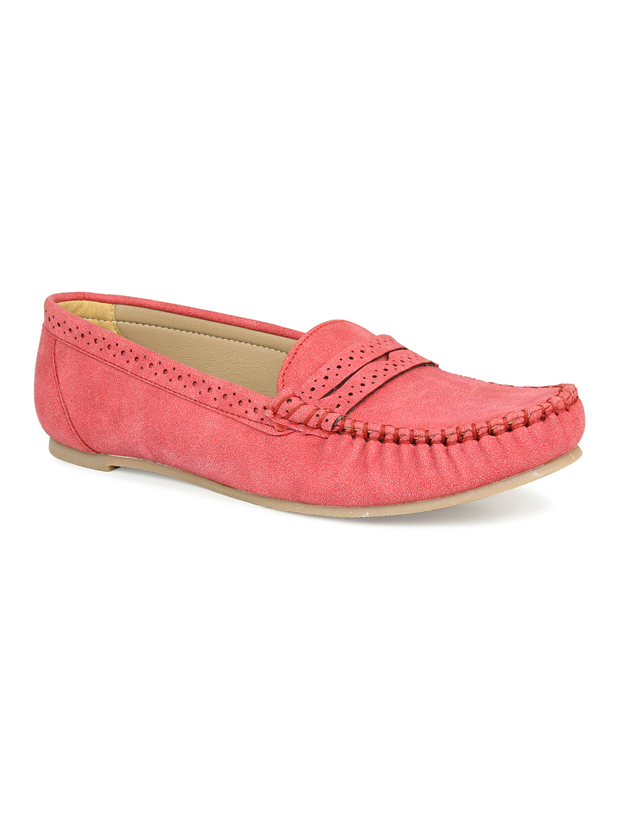 Classic Mocassins With Laser Details