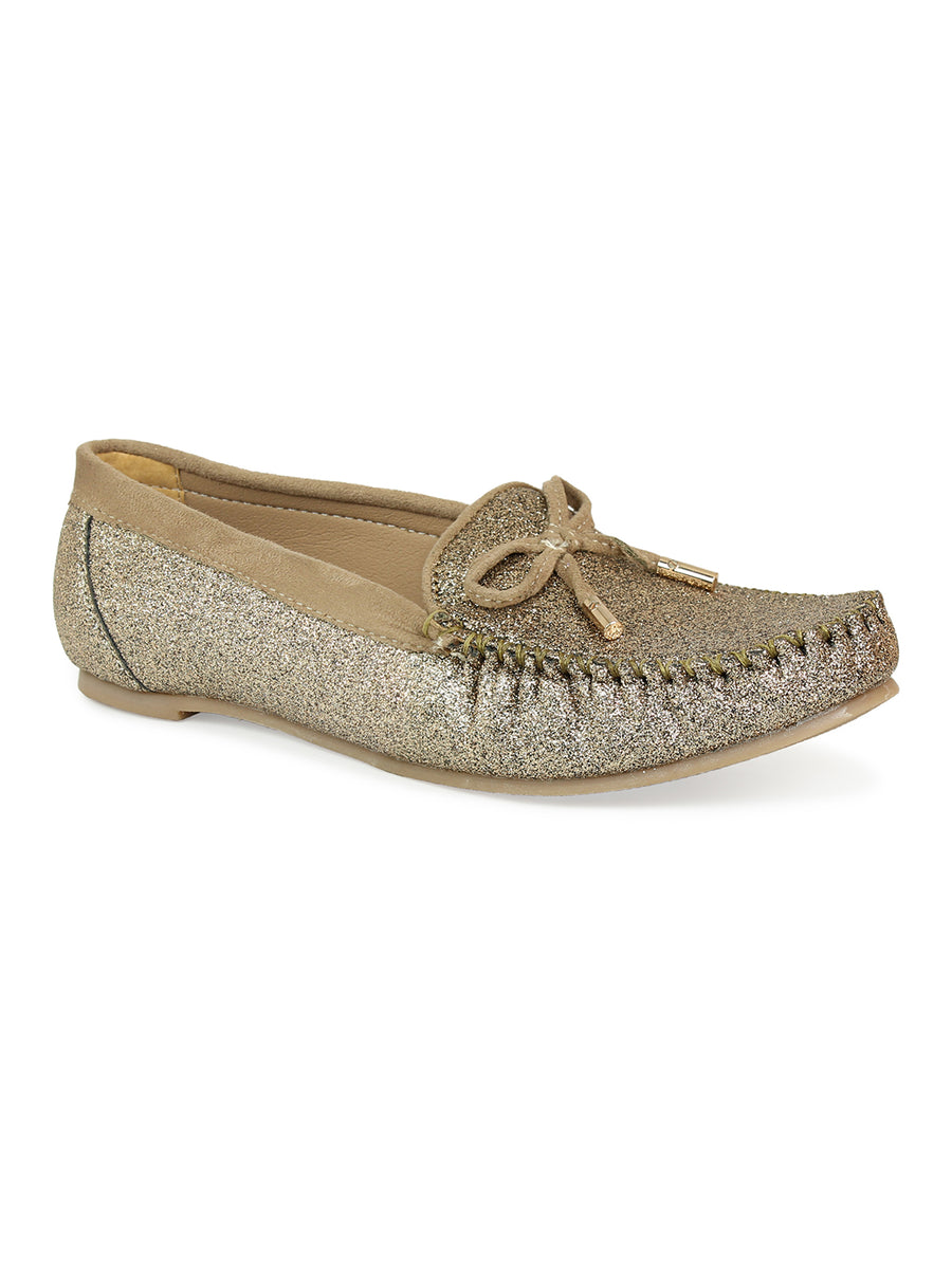Glittery Upper Mocassins
