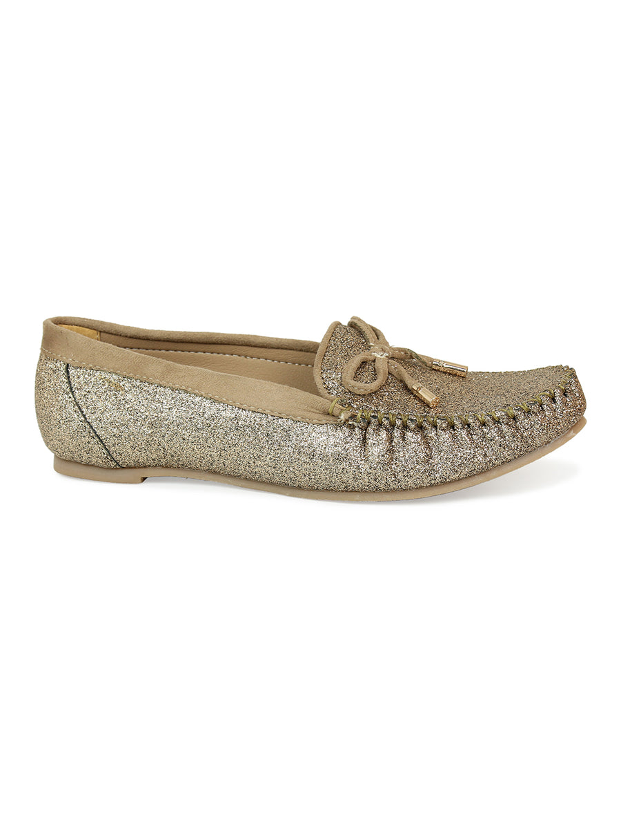 Glittery Upper Mocassins