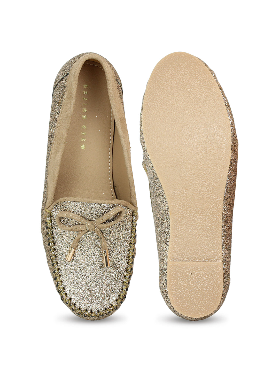 Glittery Upper Mocassins