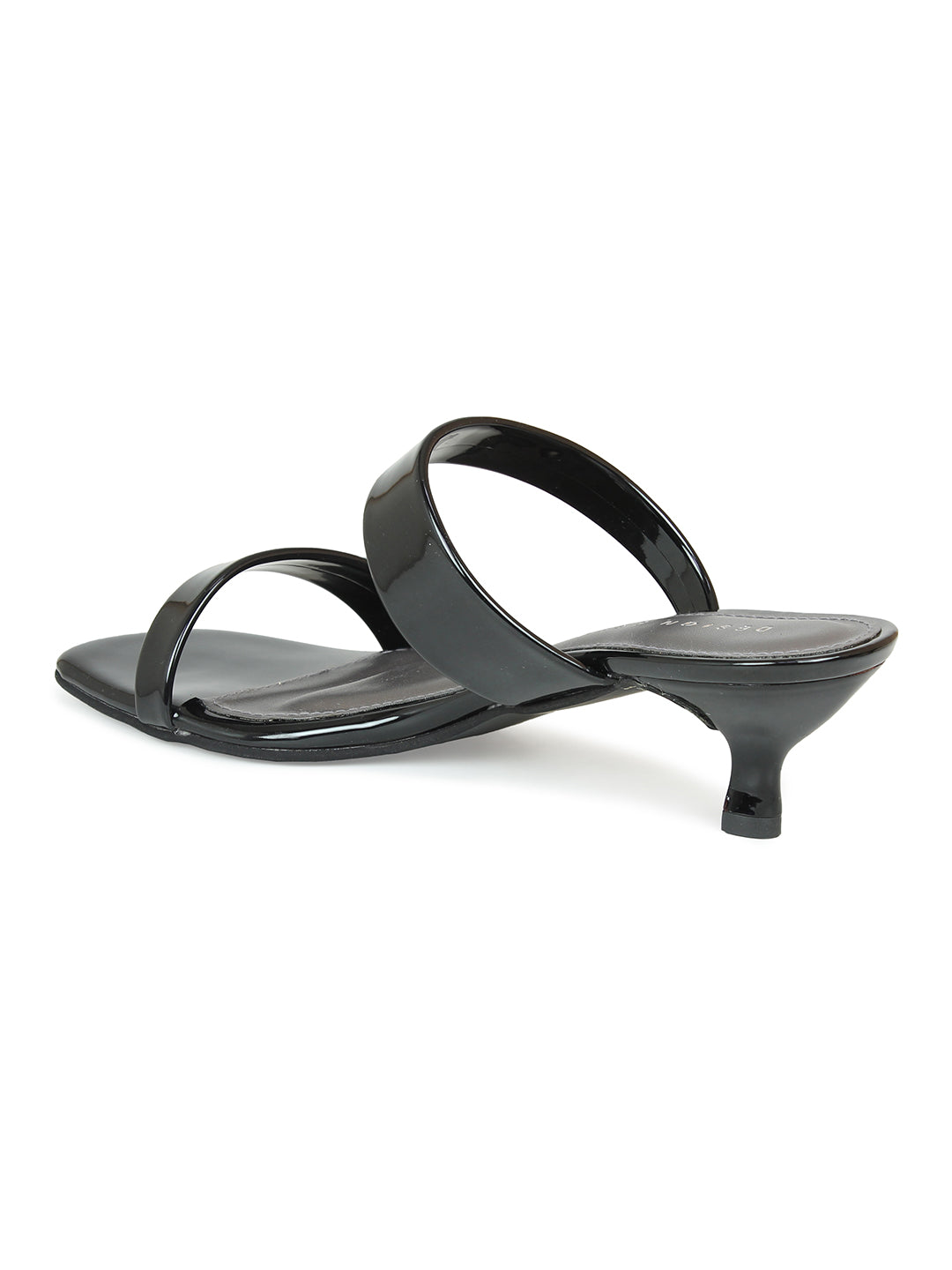 Slender Tapered Straps Slide Sandal