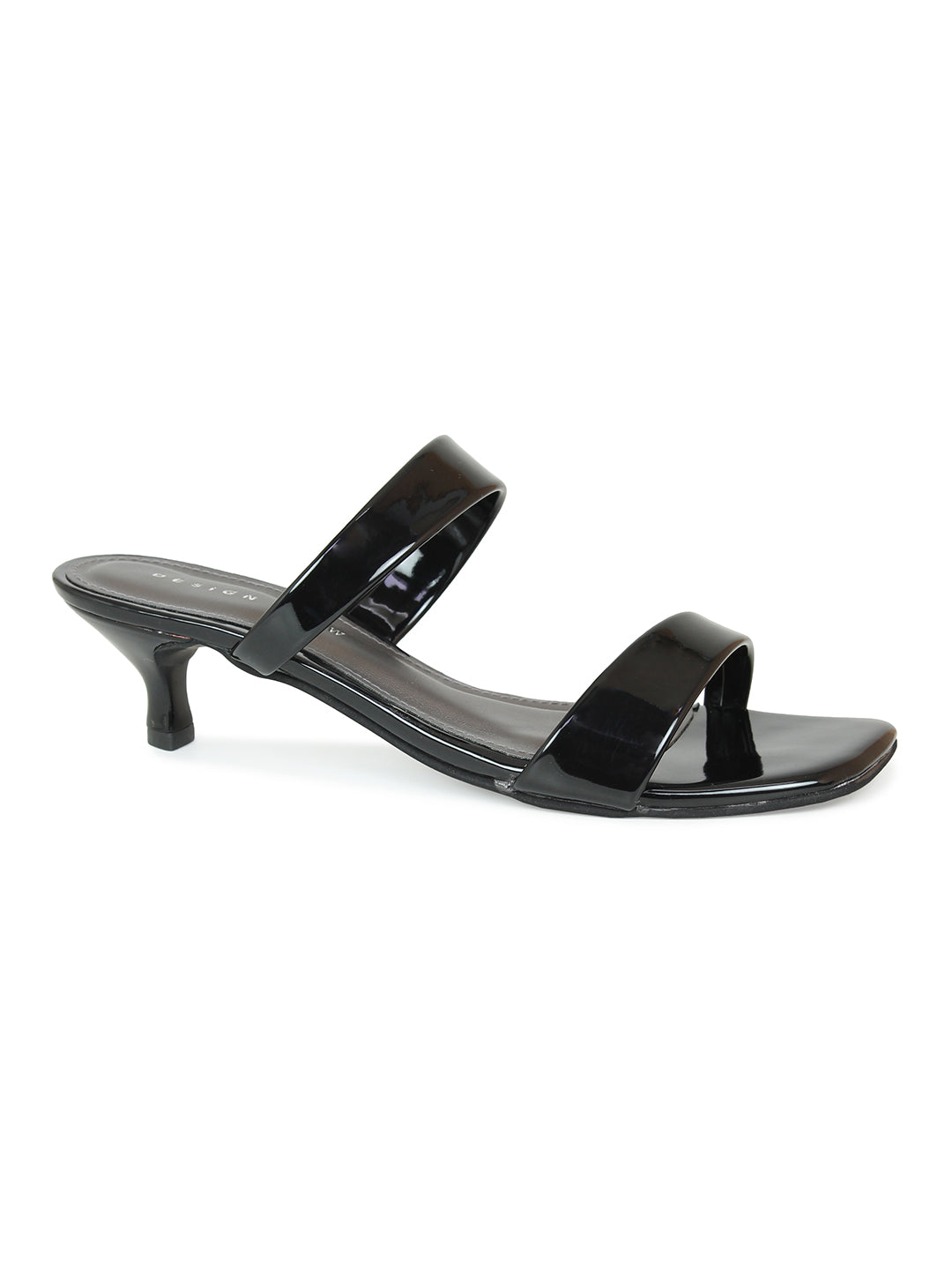 Slender Tapered Straps Slide Sandal