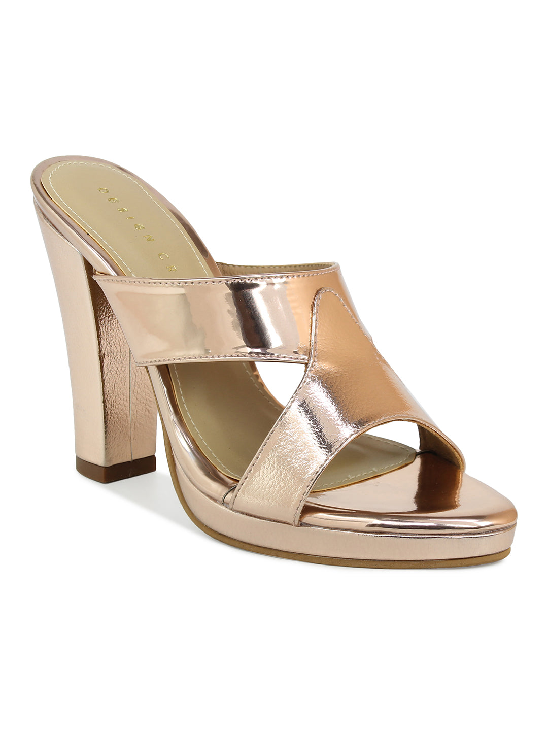 Light Block Heel Slide Sandal | Design Crew