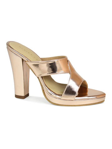 Light Block Heel Slide Sandal | Design Crew