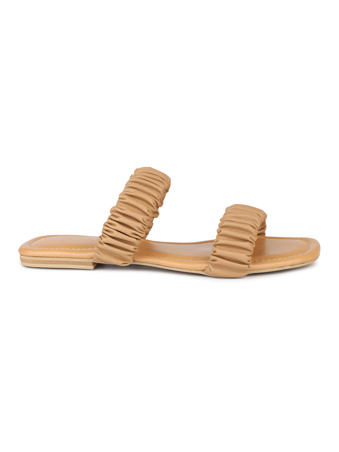 Ruched Slide Sandal