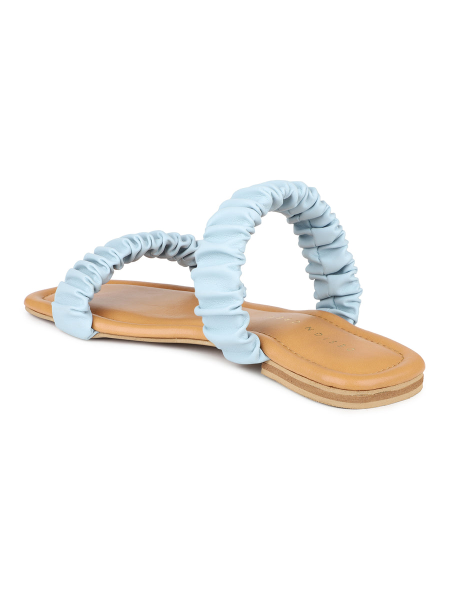 Ruched Slide Sandal