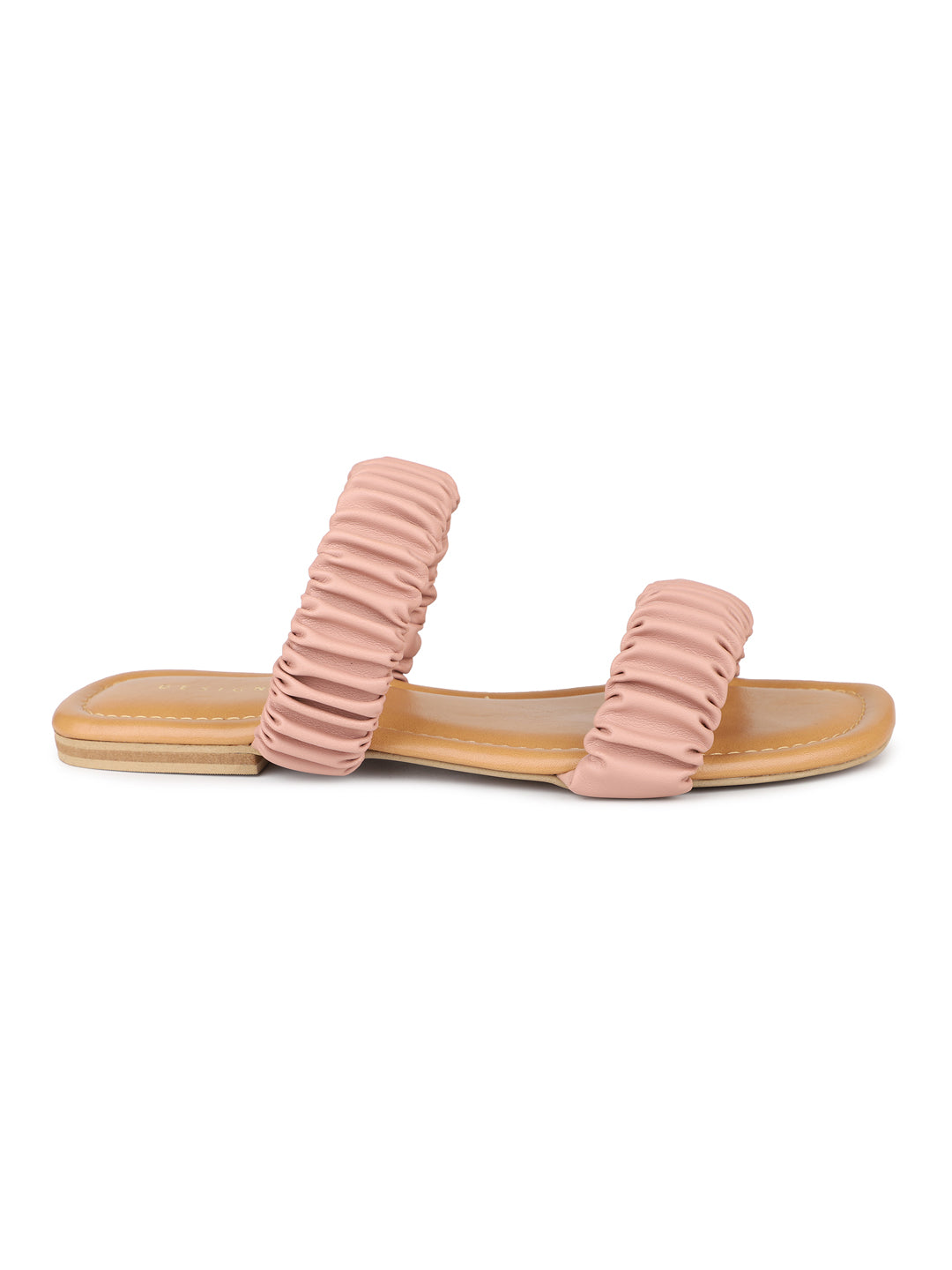 Ruched Slide Sandal