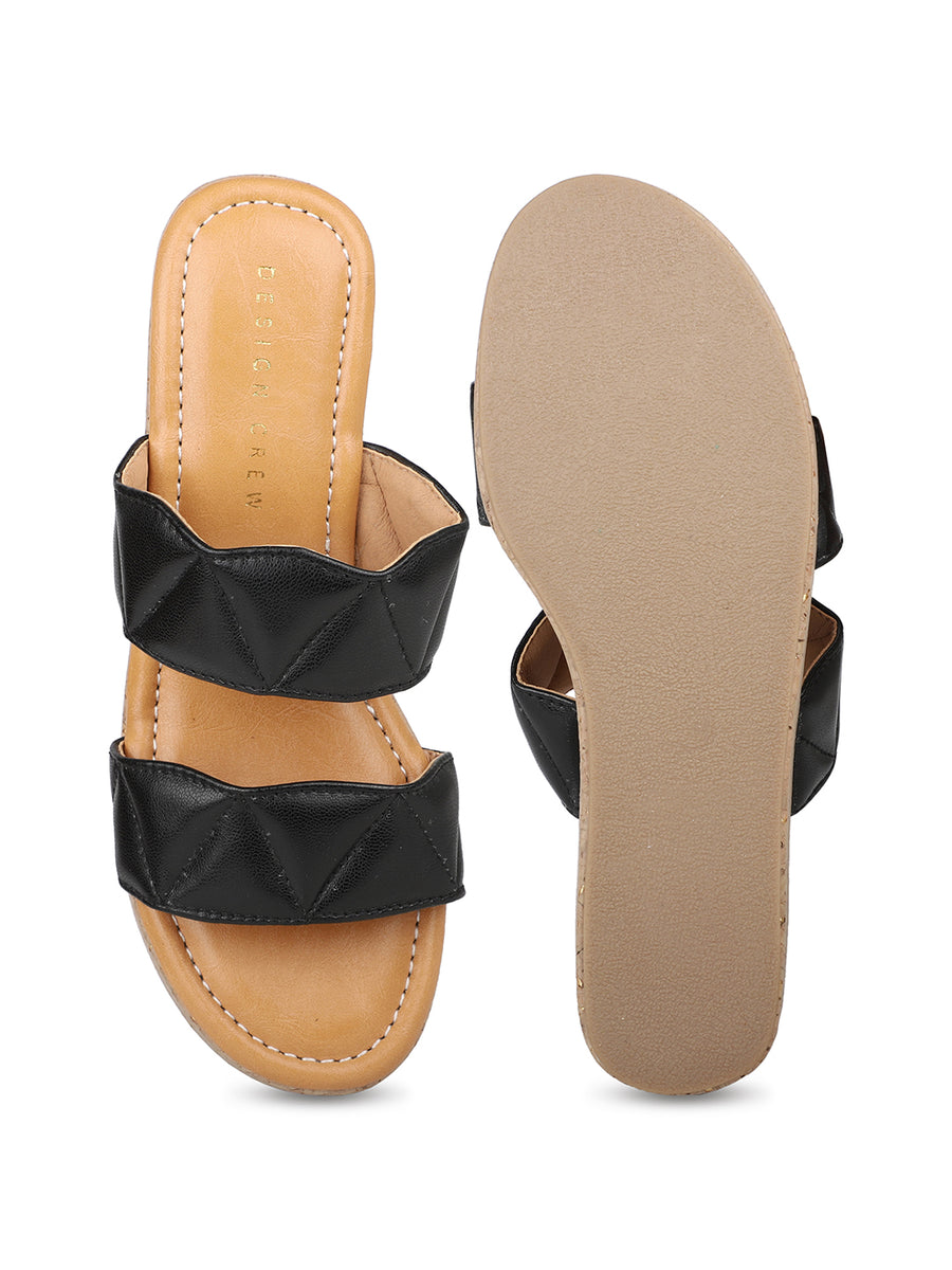 Quilting Slide Sandal