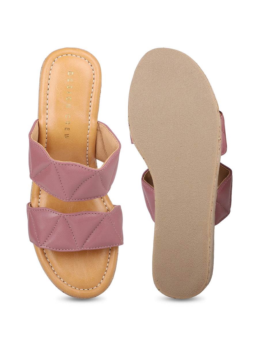 Quilting Slide Sandal