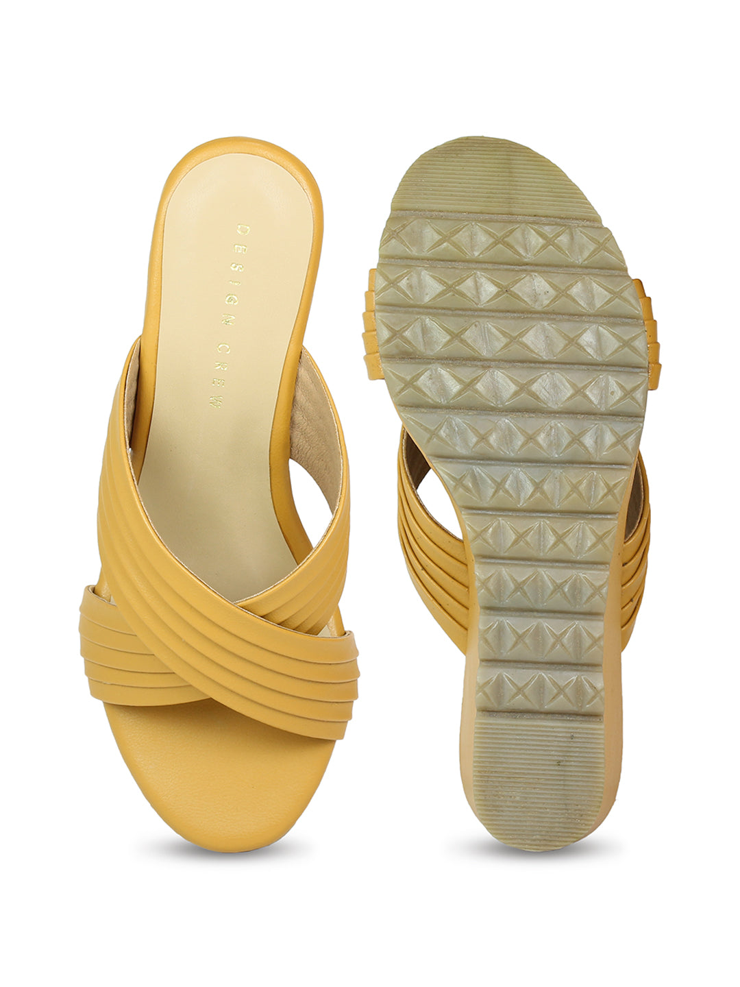 Crisscross Wedge Sandal