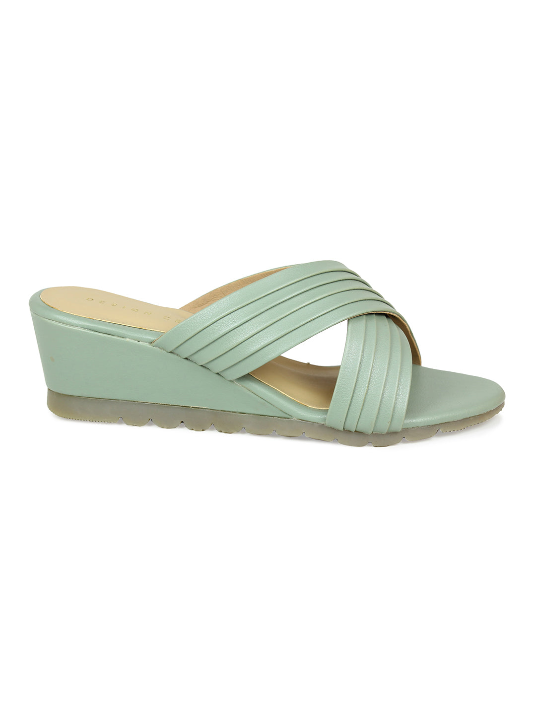 Crisscross Wedge Sandal