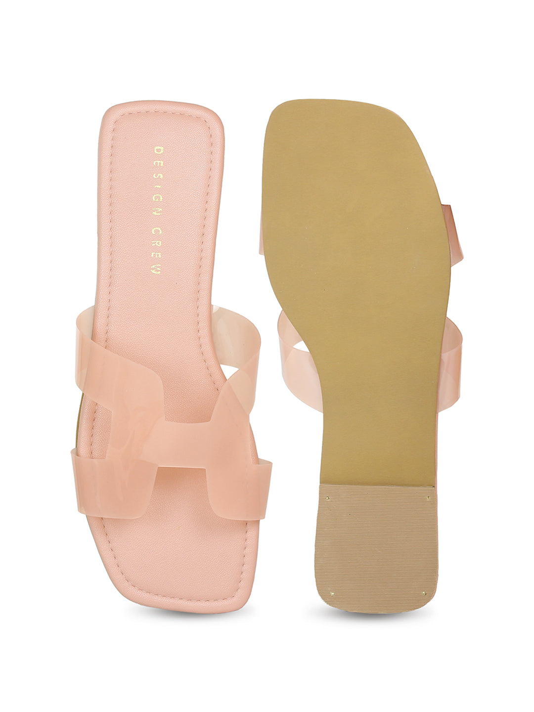 Patent Translucent Slide Sandal