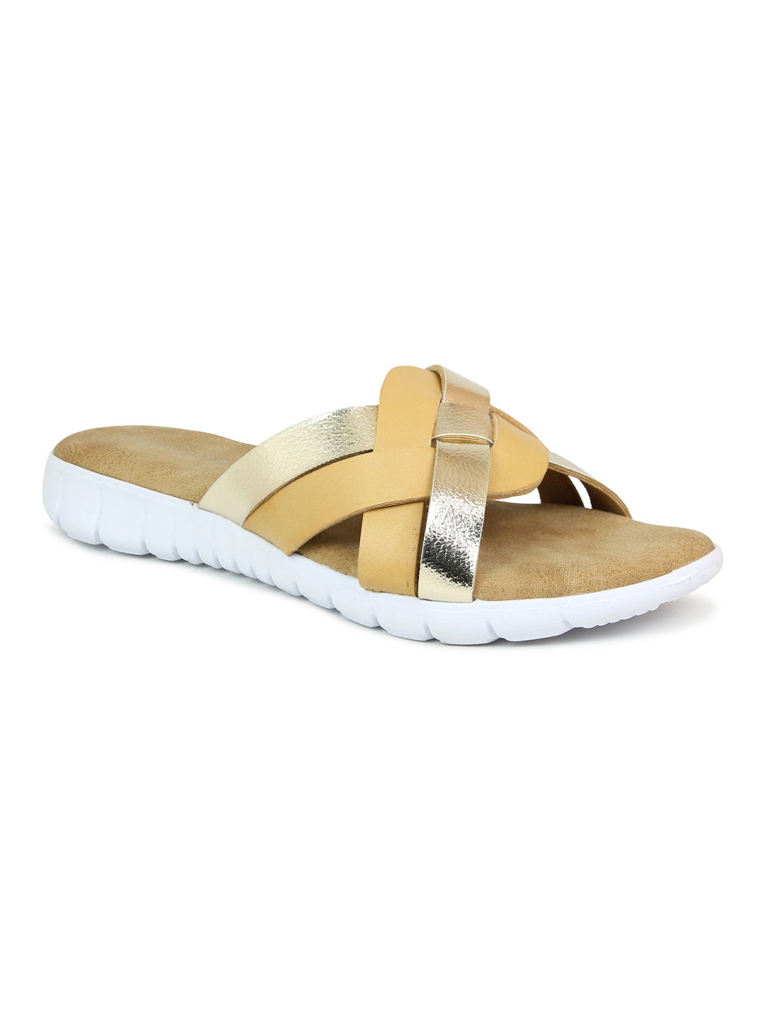 Crisscross Slide Sandal