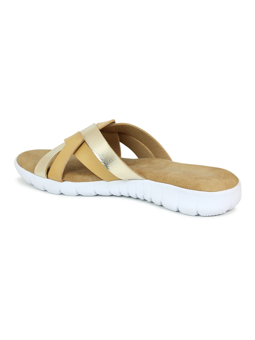 Crisscross Slide Sandal