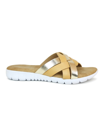 Crisscross Slide Sandal