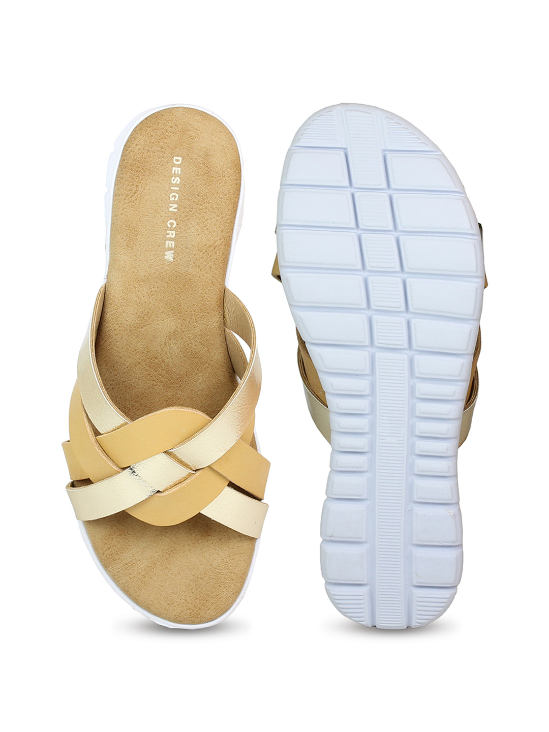 Crisscross Slide Sandal