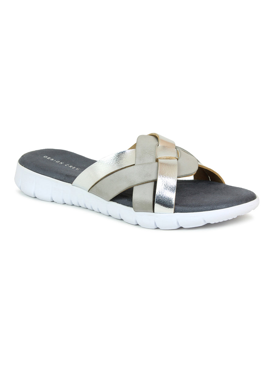 Crisscross Slide Sandal