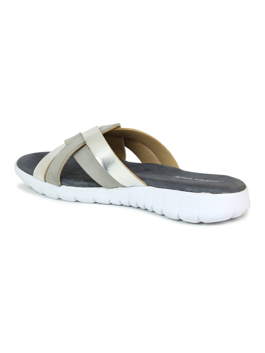 Crisscross Slide Sandal