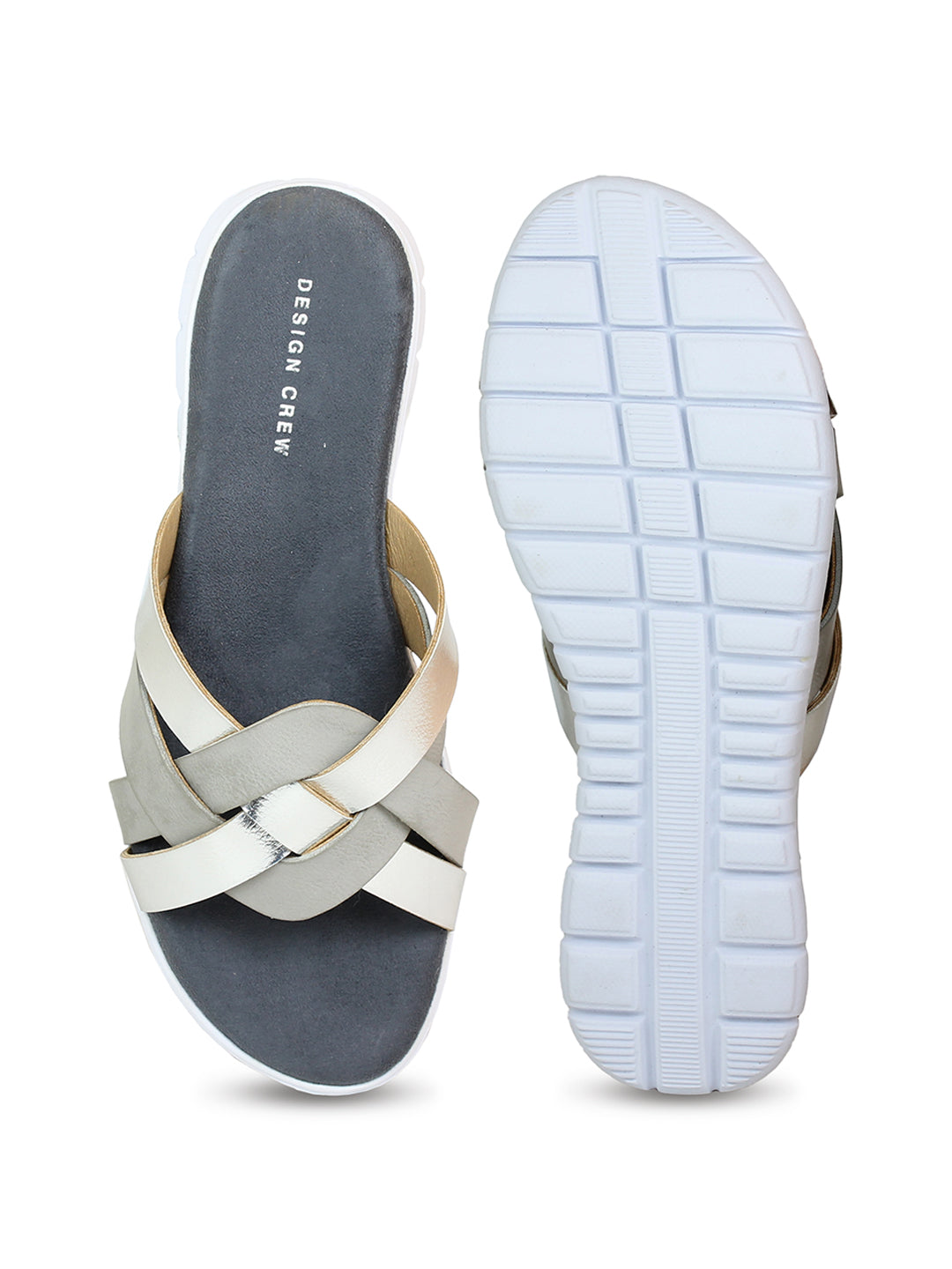 Crisscross Slide Sandal