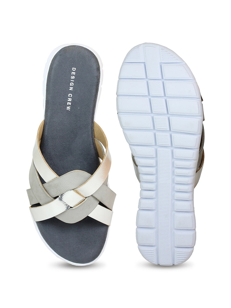Crisscross Slide Sandal