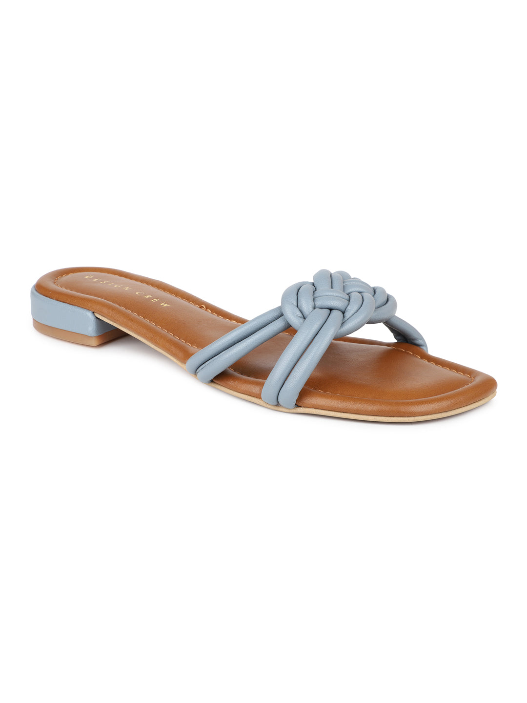 Knotted Bow Slide Sandal