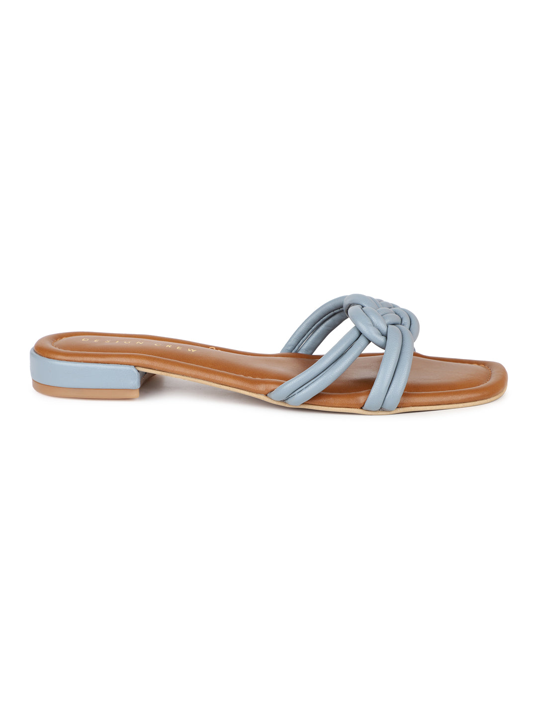 Knotted Bow Slide Sandal