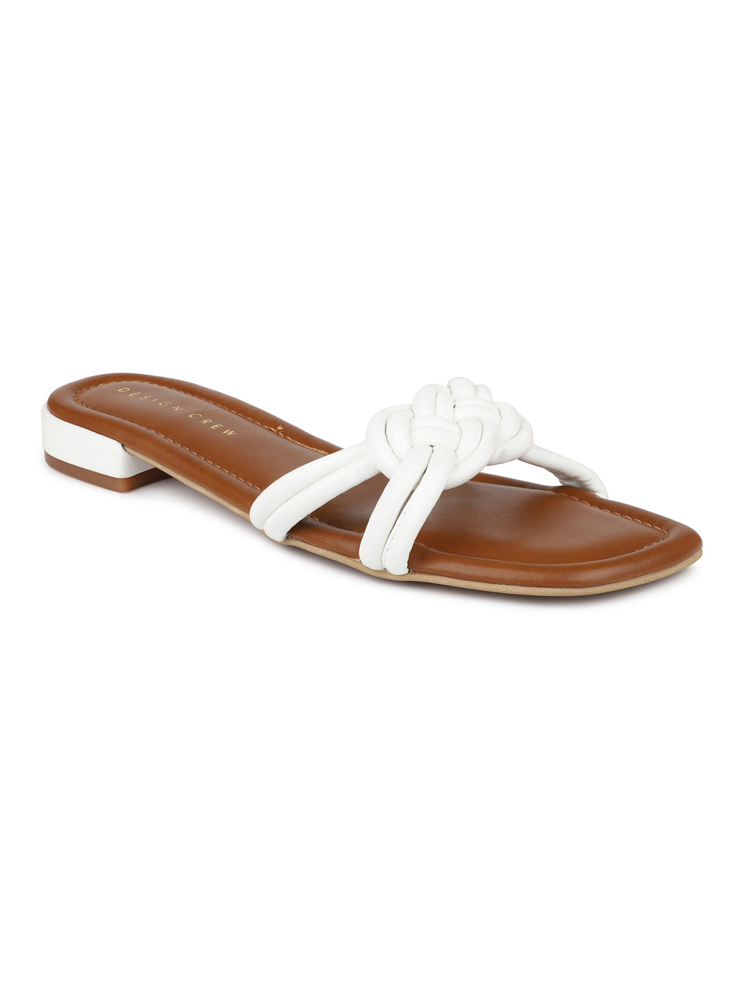 Knotted Bow Slide Sandal