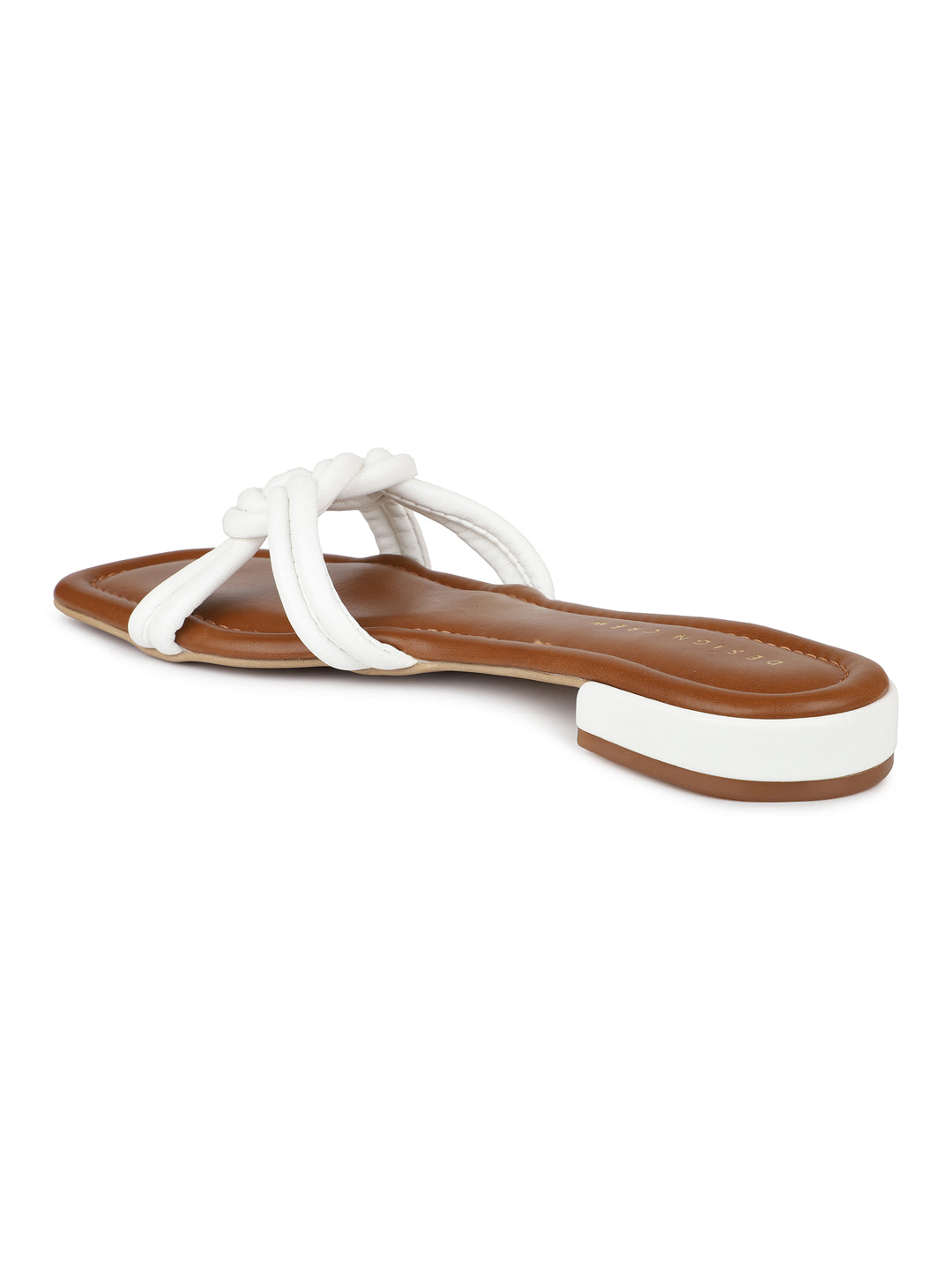 Knotted Bow Slide Sandal