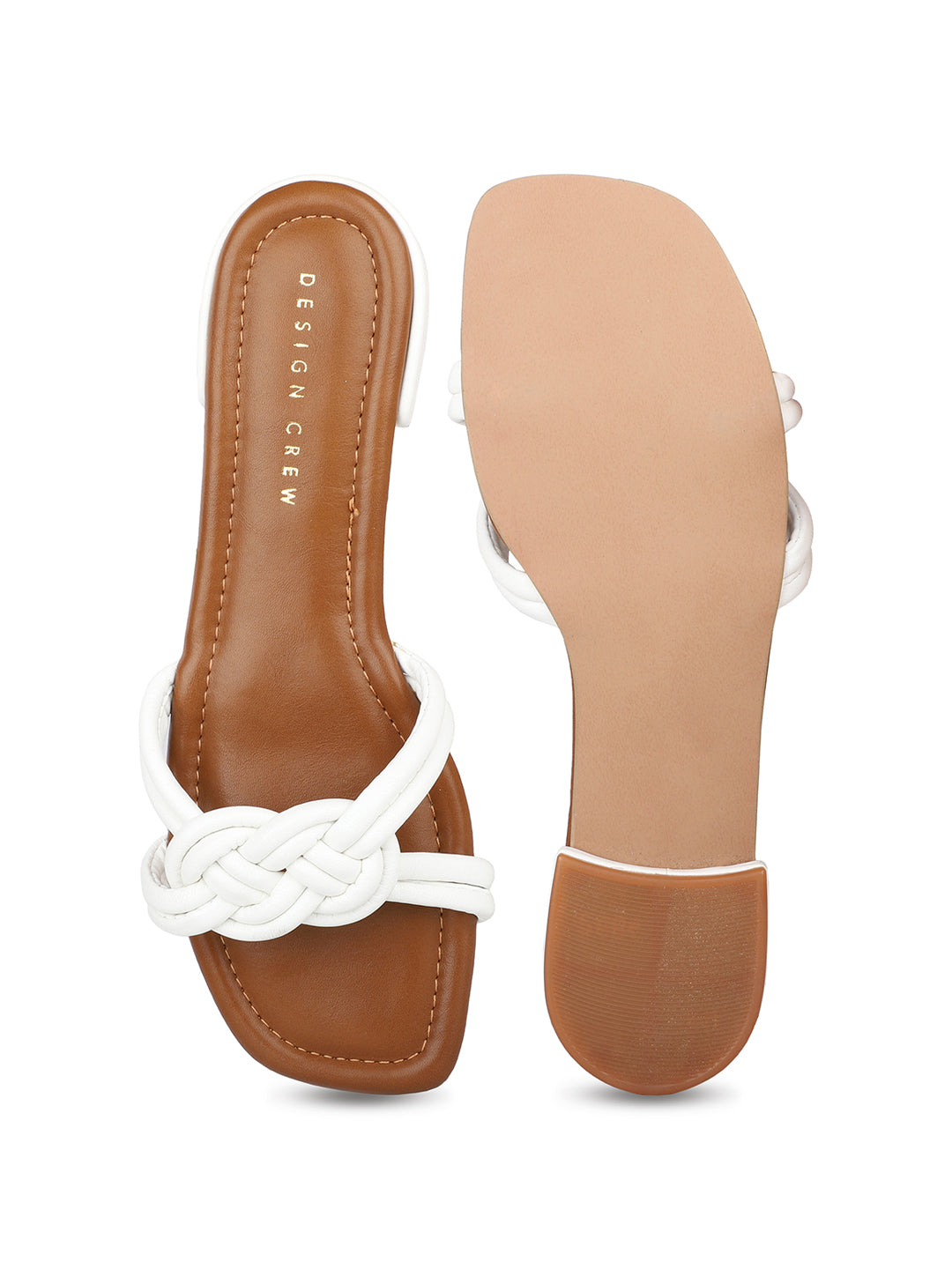Knotted Bow Slide Sandal