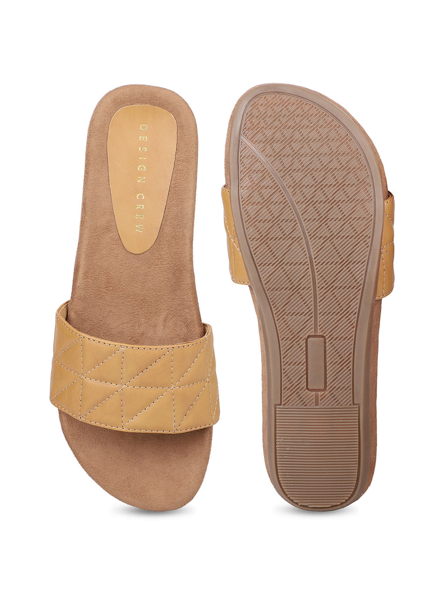 Quilting Slide Sandal