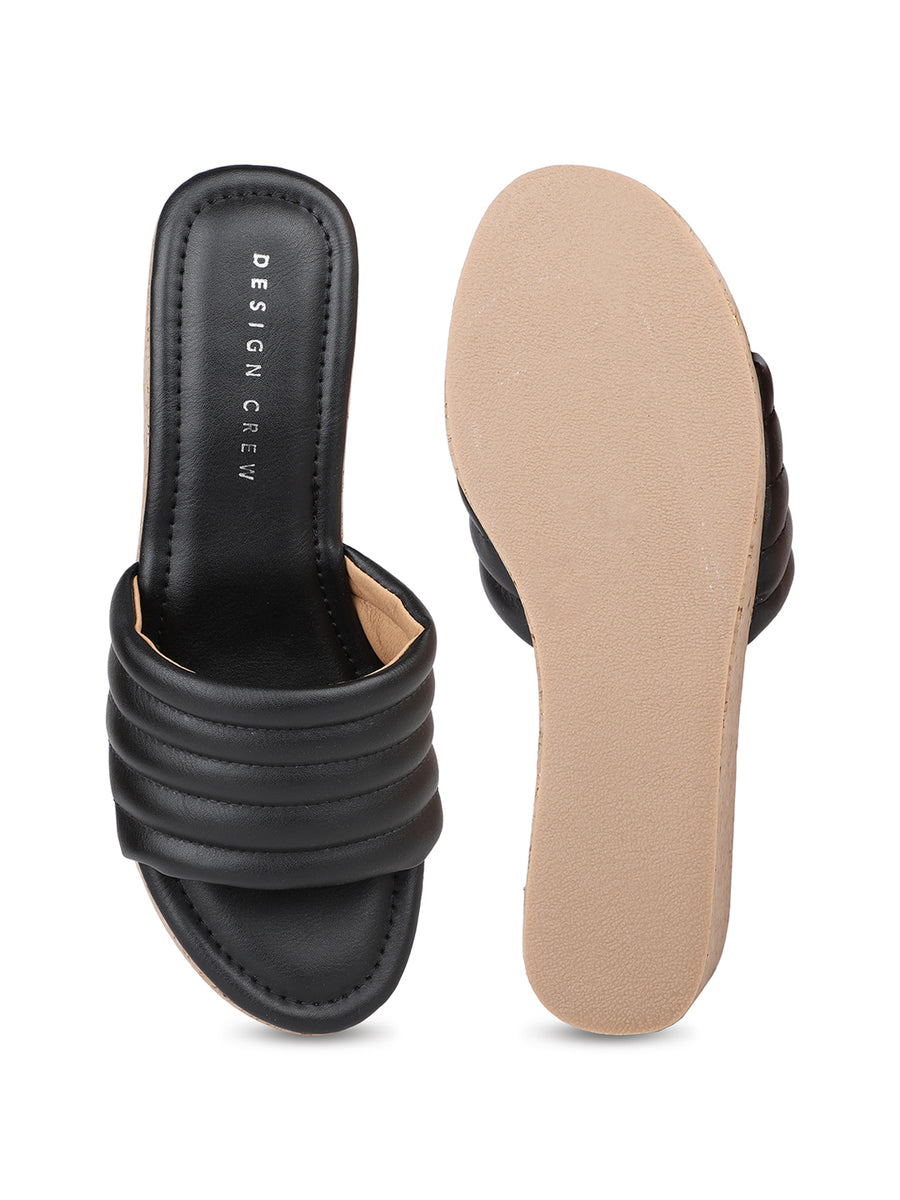 Quilting Platform Casual Slide
