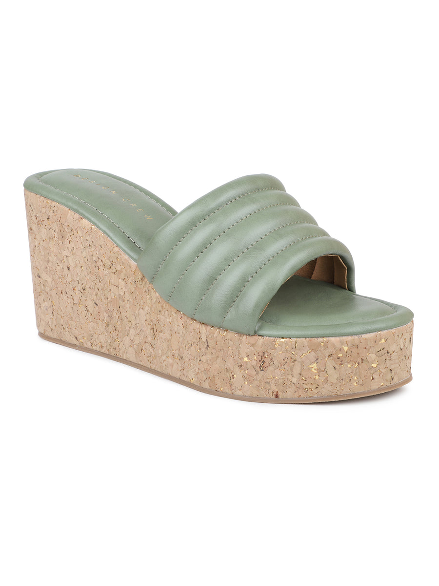 Quilting Platform Casual Slide