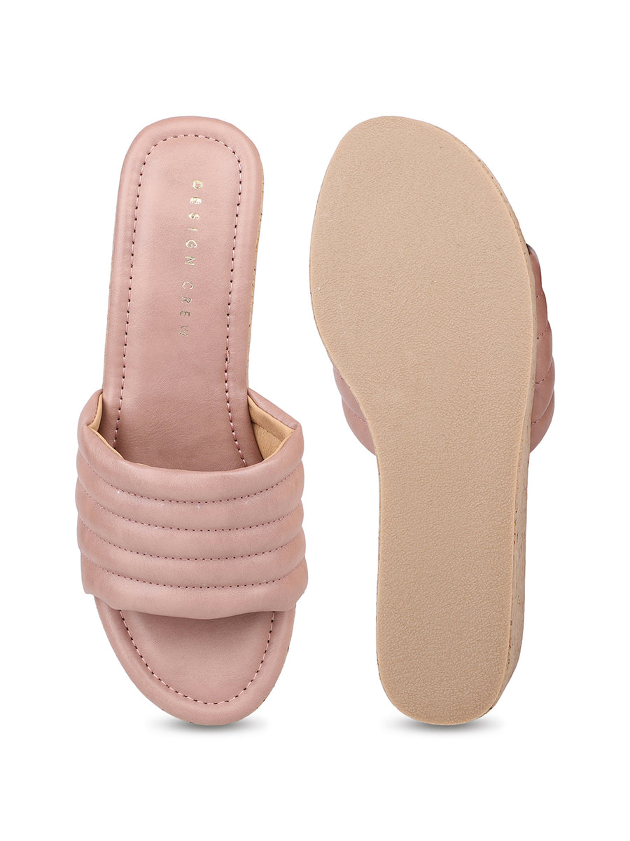 Quilting Platform Casual Slide