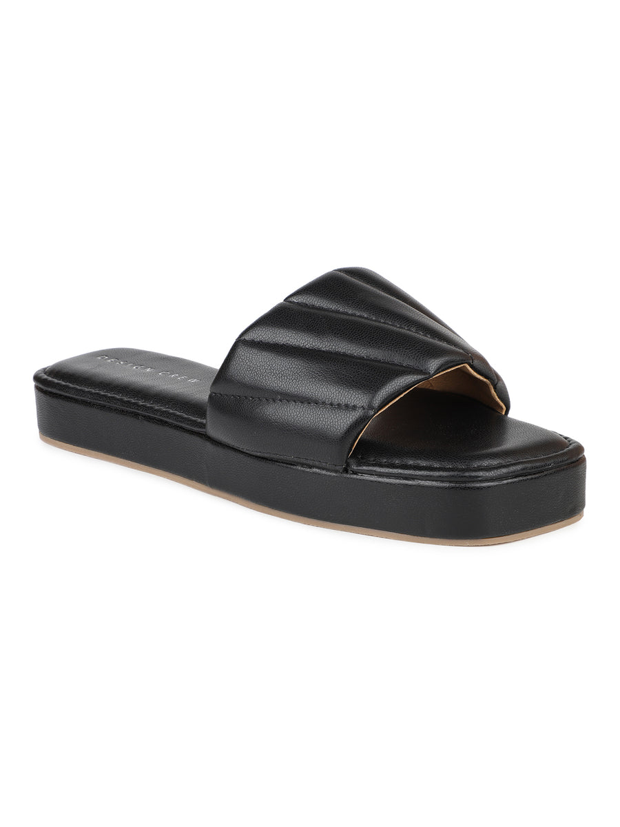 Quilting Slide Casual Sandal