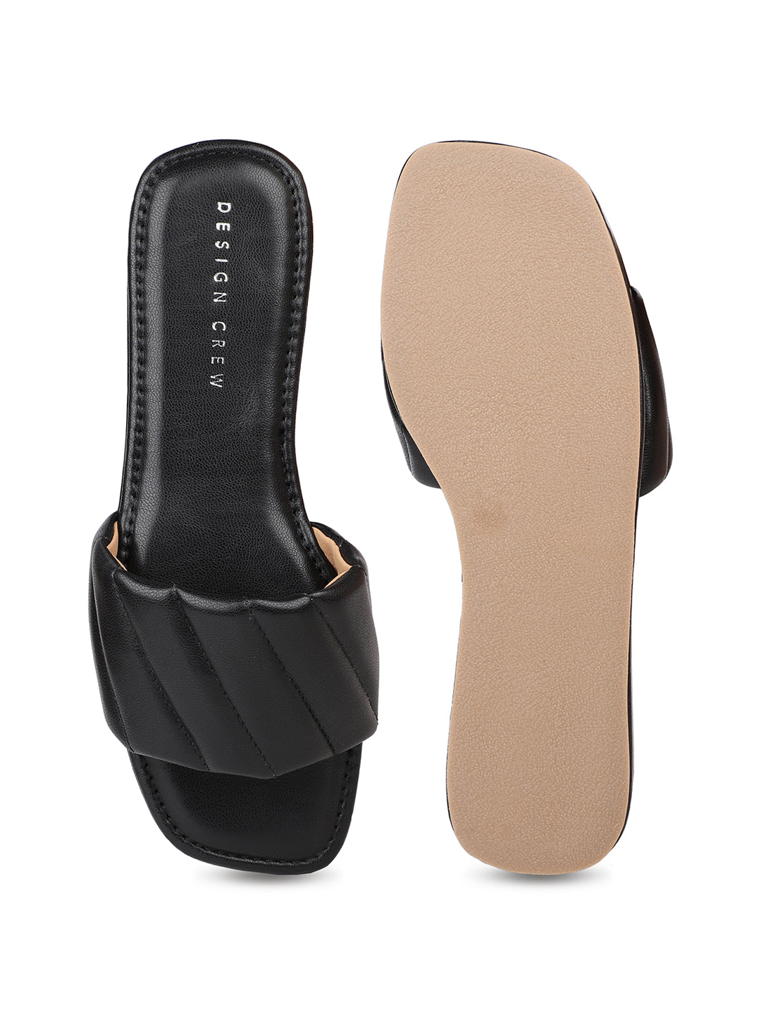 Quilting Slide Casual Sandal